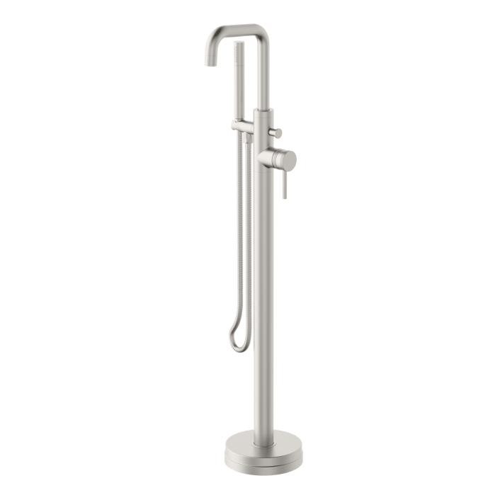 Scudo Core Freestanding Bath Shower Mixer, Black