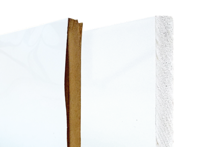 Scudo Waterproof End Panel, Gloss White — 700mm