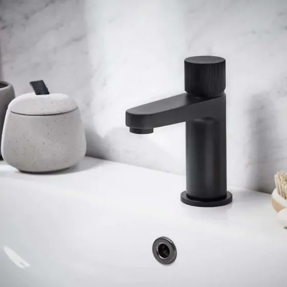 Scudo Koko Mono Basin Mixer, Black