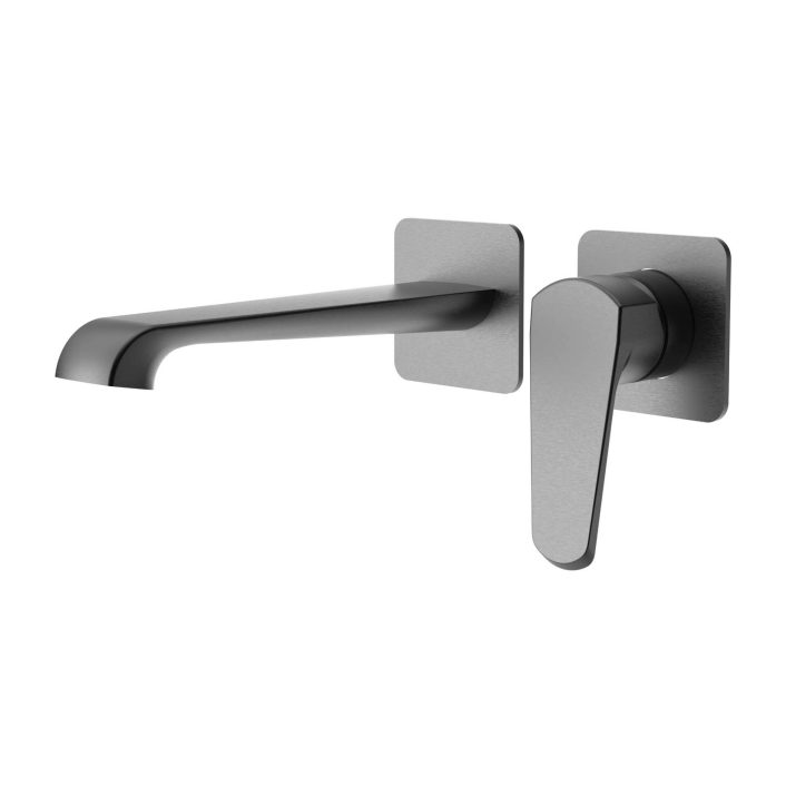 Scudo Montana Wall Mounted Basin Filler, Gunmetal