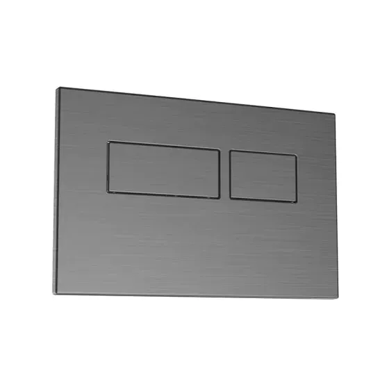Scudo Graphite™ Square Flush Button – Gunmetal