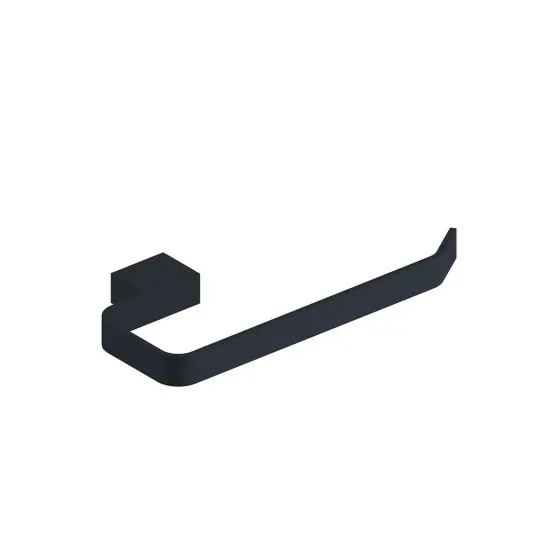 Scudo Ravenna Towel Ring, Black