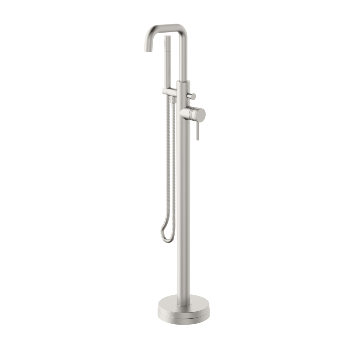 Scudo Core Freestanding Bath Shower Mixer, Black