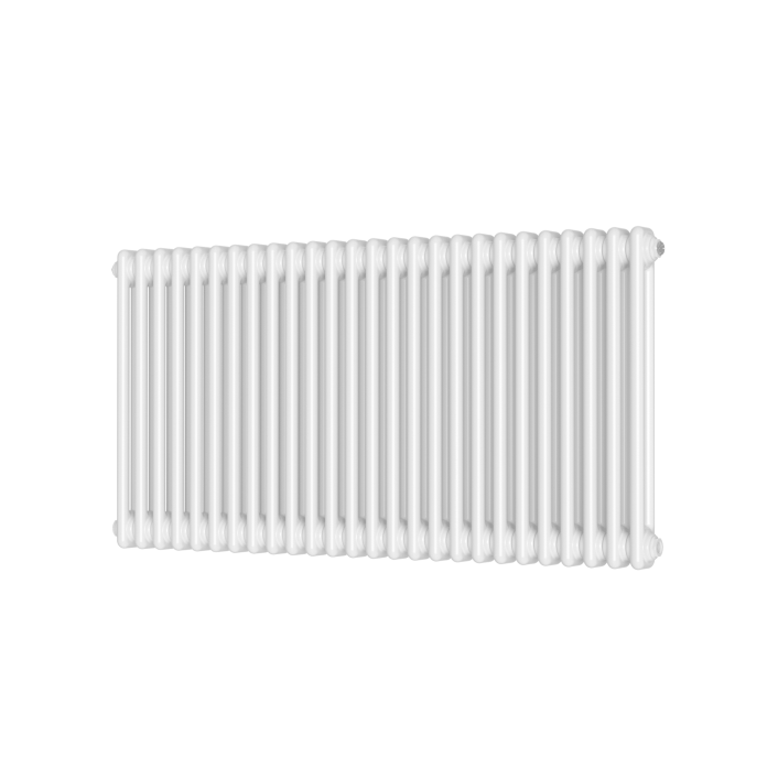 Scudo Foundry Column Radiator, 2 Column, 14 Sections, 600 x 650mm — White