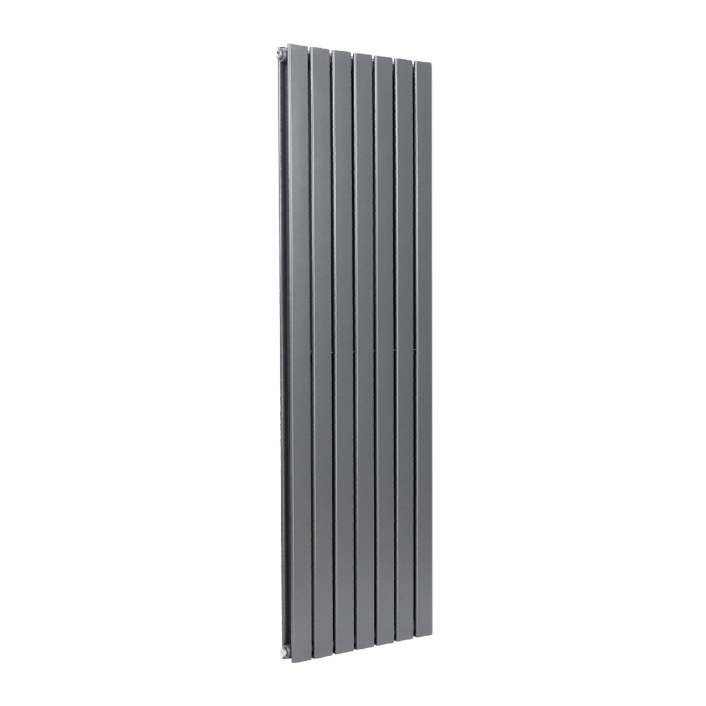 Scudo Bravo Designer Radiator, Double Panel, 1800 x 476mm — Anthracite