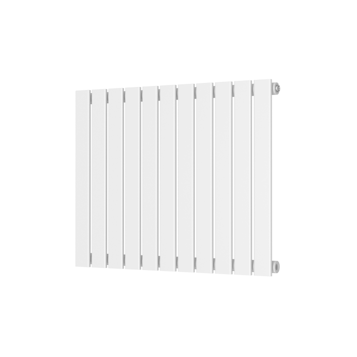 Scudo Bravo Designer Radiator, Single Panel, 600 x 410mm — White