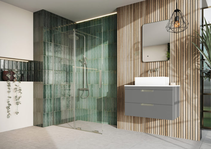 Scudo S8 Momentum Side Panel Profile & Accessories Pack, Brushed Nickel