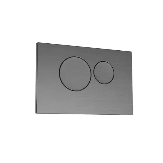 Scudo Graphite™ Round Flush Button – Gunmetal