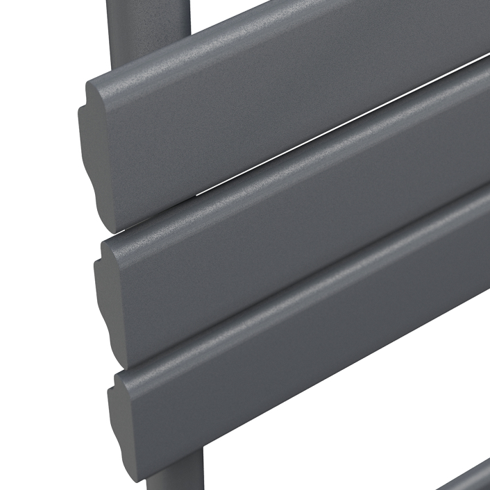 Scudo Life Towel Rail, 1200 x 600 — Anthracite
