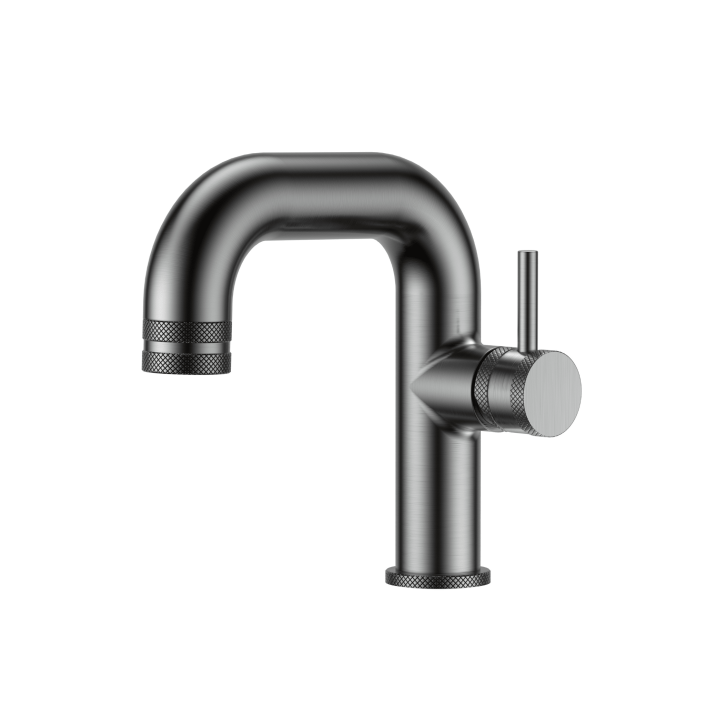 Scudo Core Side Lever Basin Mono Tap, Black