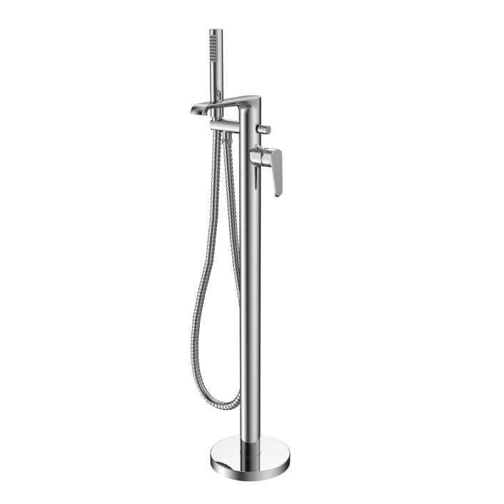 Scudo Montana Freestanding Bath Shower Mixer, Gunmetal