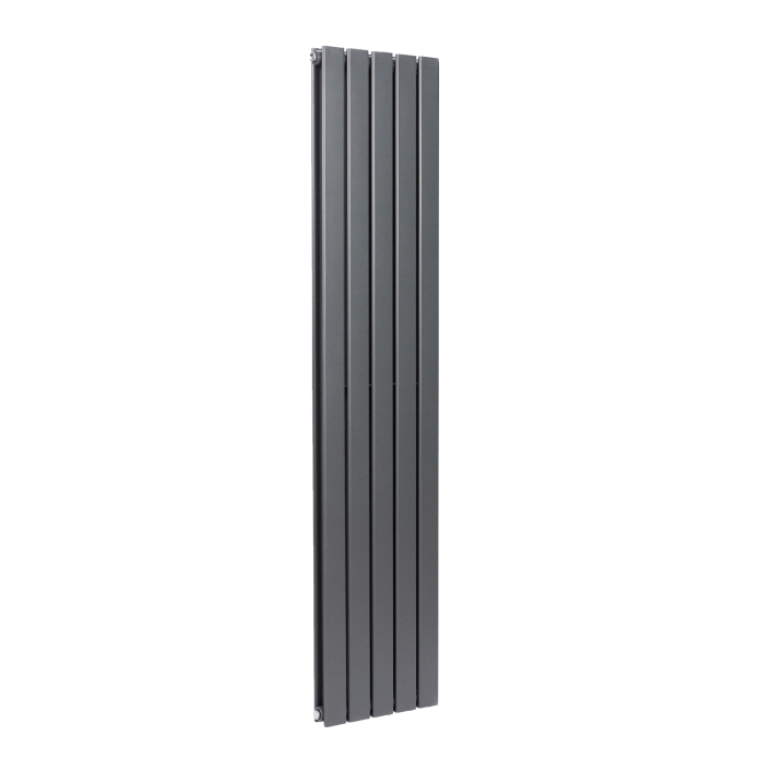 Scudo Bravo Designer Radiator, Double Panel, 1800 x 340mm — Anthracite