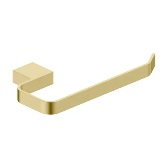 Scudo Auric Towel Ring, Brushed Brass