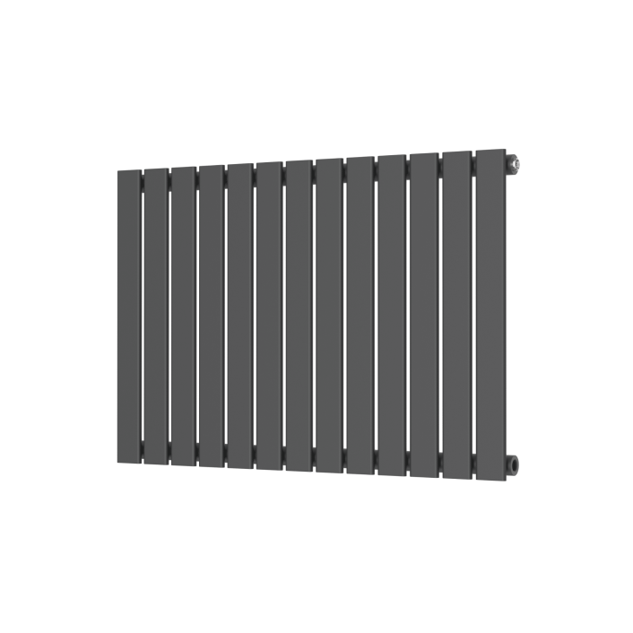 Scudo Bravo Designer Radiator, Single Panel, 600 x 410mm — White