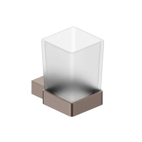 Scudo Sienna Tumbler Holder, Brushed Bronze