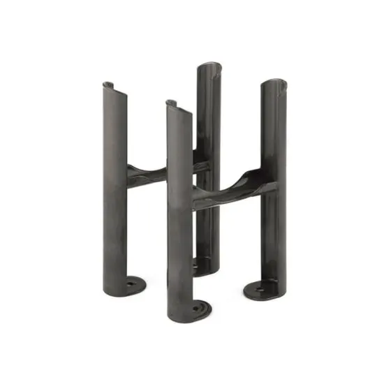 Scudo Foundry Column Radiator Insertable Feet, 3 Column, Pair — Raw Metal