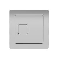 Scudo Linea™ Square Dual Flush Plate – Chrome