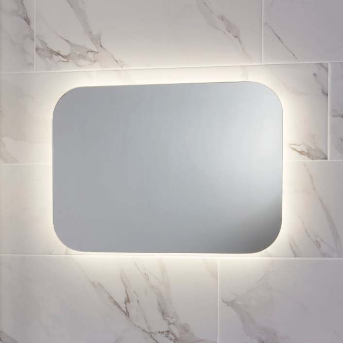 Scudo Aura LED Mirror with Demister Pad, 600 x 1200mm