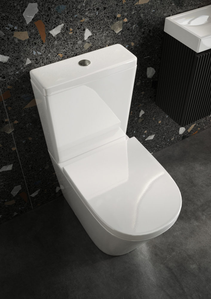 Scudo Linea Ceramic Cistern with WRAS Fittings