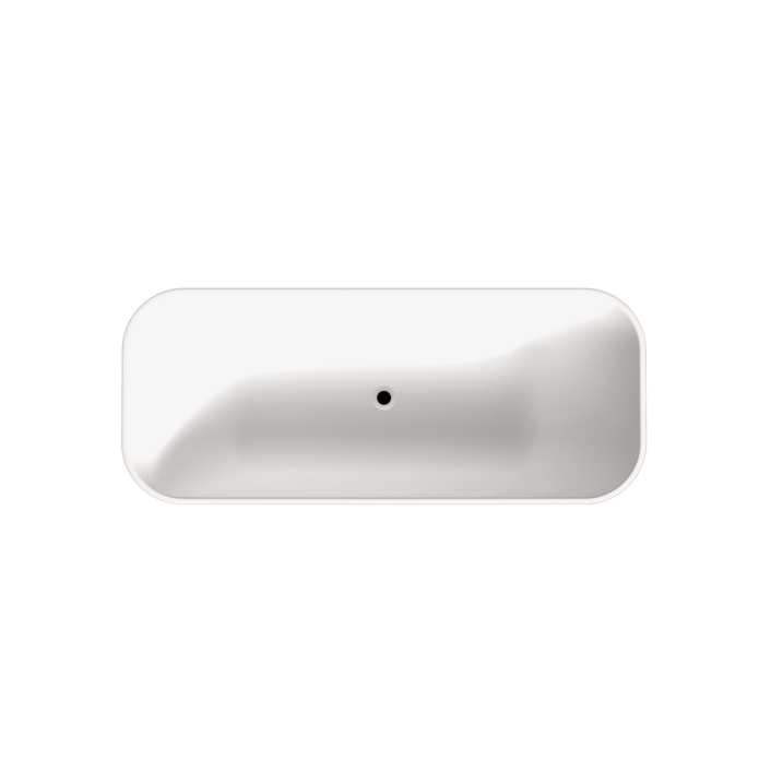 Scudo Choices Freestanding Bath, White — 1700 x 700mm