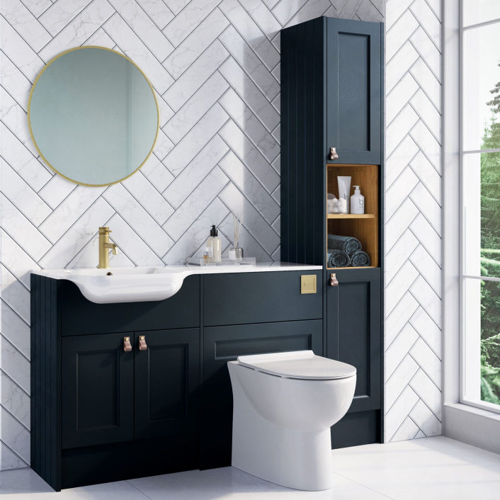 Scudo Aurum™ Square Dual Flush Plate – Brushed Brass