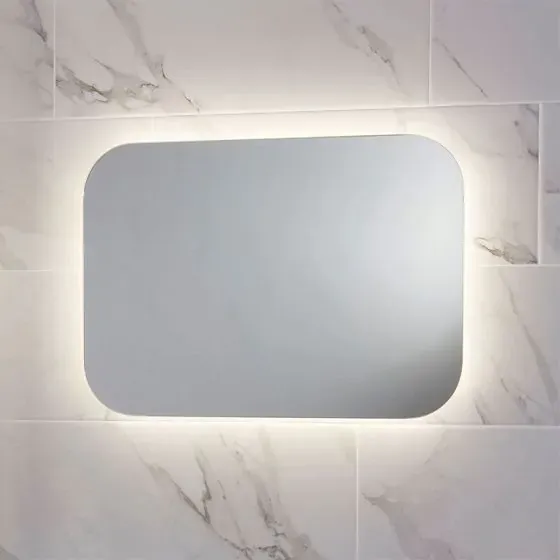 Scudo Aura LED Mirror with Demister Pad, 600 x 1200mm
