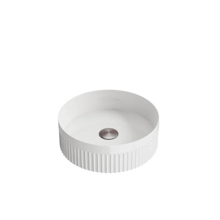Scudo Aurevia 575x360x116mm Countertop Basin – Gloss White