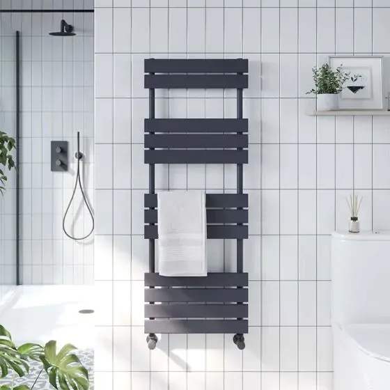 Scudo Life Towel Rail, 1200 x 600 — Anthracite