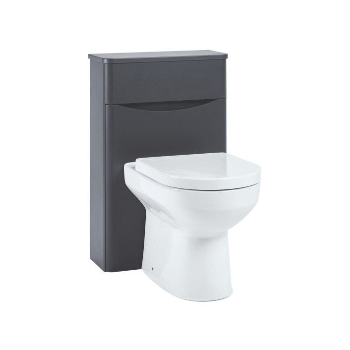 Scudo Bella WC Unit, Gloss White — 500mm