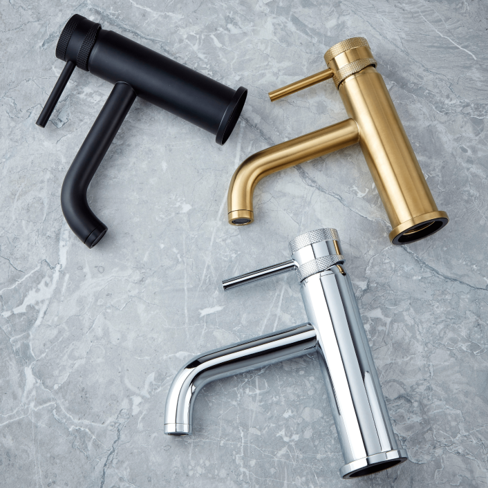 Scudo Core Mono Basin Mixer, Gunmetal