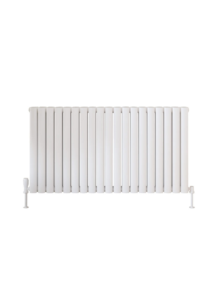 Scudo Apex Designer Radiator, Double Panel, 600 x 767mm — White