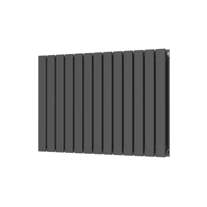 Scudo Bravo Designer Radiator, Double Panel, 600 x 614mm — Anthracite