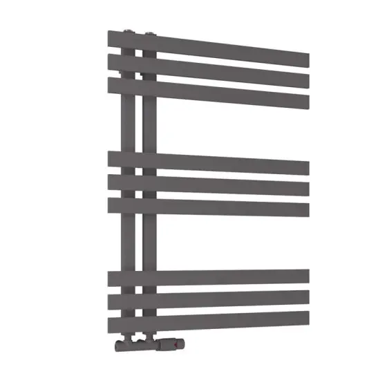 Scudo Elizabeth Designer Towel Rail, 800 x 600 — Anthracite