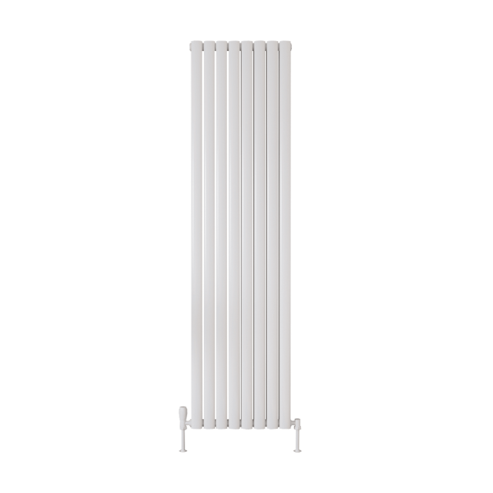 Scudo Apex Designer Radiator, Double Panel, 1800 x 236mm — Anthracite