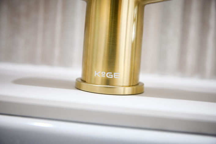 Scudo Kelvin 4-in-1 Boiling Water Tap, Pull Out D Spout, Brass