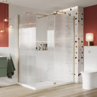 Scudo S8 Fluted Glass Flipper Panel, Glass Only