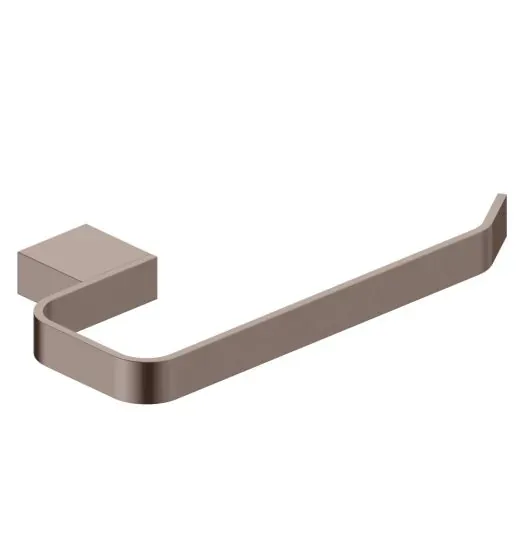 Scudo Sienna Towel Ring, Brushed Bronze