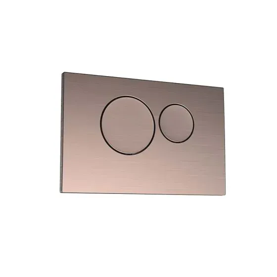 Scudo Bronze Élégance™ Round Flush Button – Brushed Bronze