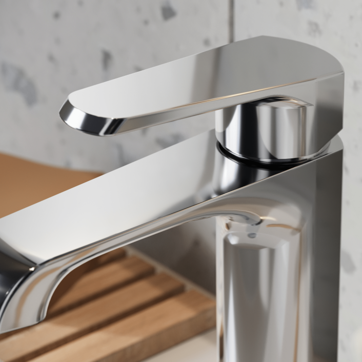 Scudo Montana Basin Mono Tap, No Waste, Chrome