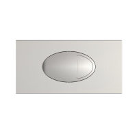 Serein™ Grande Dual Flush Plate & Access Panel – Brushed Nickel – 240 × 120mm