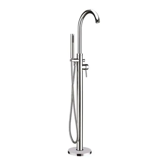 Scudo Premier Freestanding Bath Tap, Chrome