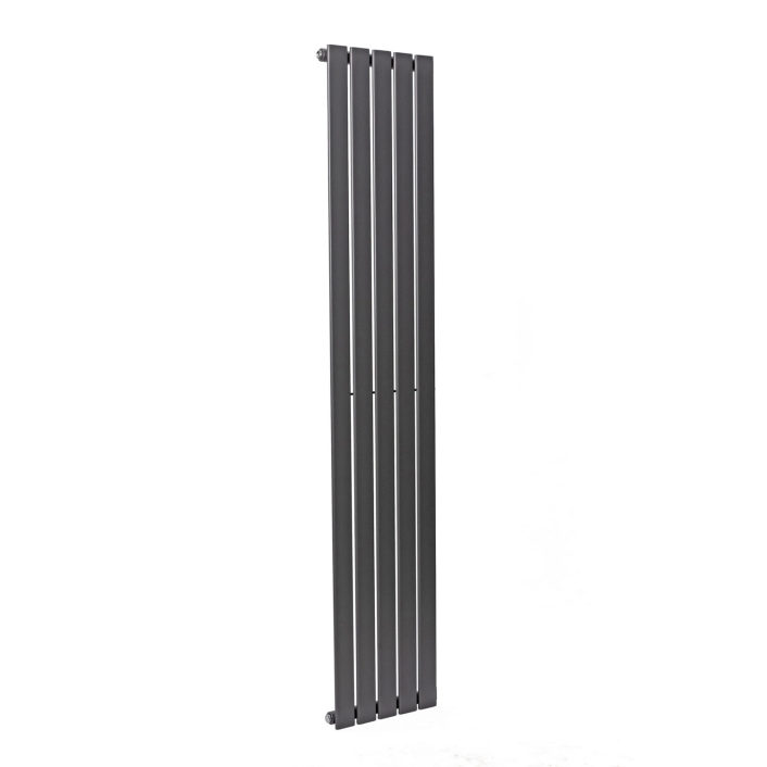 Scudo Bravo Designer Radiator, Single Panel, 1800 x 340mm — Anthracite