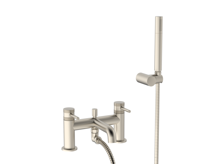 Scudo Core Bath Shower Mixer, Brushed Nickel