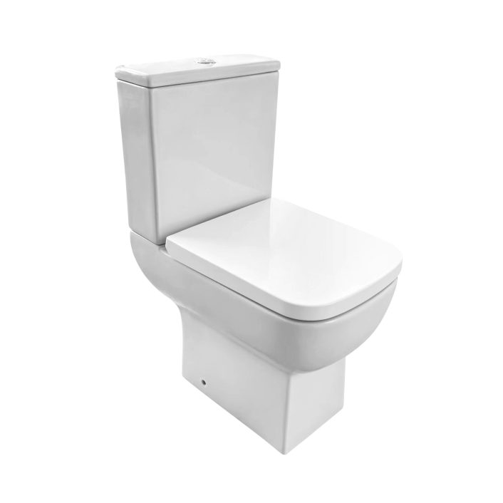 Scudo Choices 550 Rimless Open Back Close Coupled WC Pan & Seat