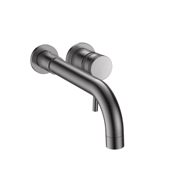 Scudo Core Wall Mounted Basin Tap & Filler, Brushed Bronze