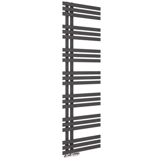 Scudo Elizabeth Designer Towel Rail, 1800 x 500 — Anthracite