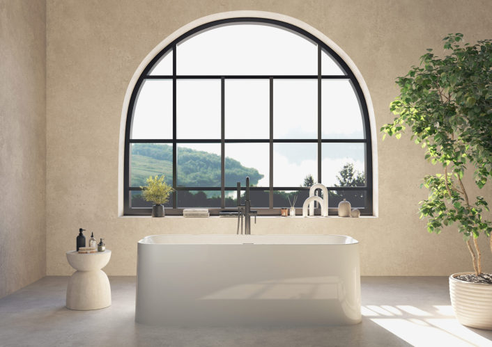 Scudo Choices Freestanding Bath, White — 1700 x 700mm