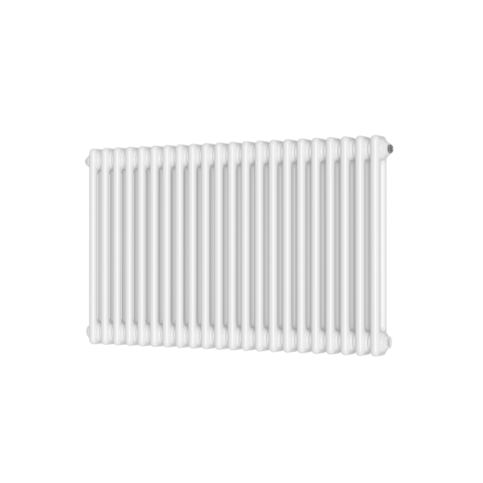 Scudo Foundry Column Radiator, 2 Column, 14 Sections, 600 x 650mm — White