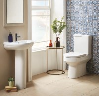 Scudo Spa Wrap Over Soft Close Top Fix Toilet Seat