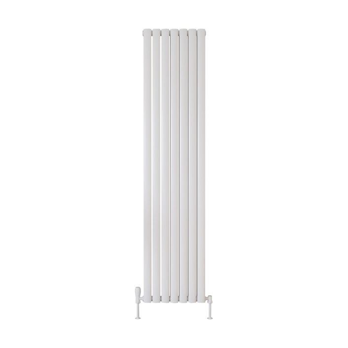 Scudo Apex Designer Radiator, Double Panel, 1800 x 413mm — White